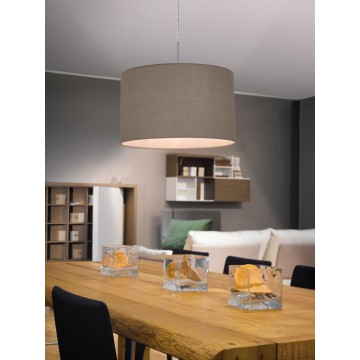 PASTERI Κρεμαστό Φωτιστικό 31572 EGLO taupe Ø38 cm