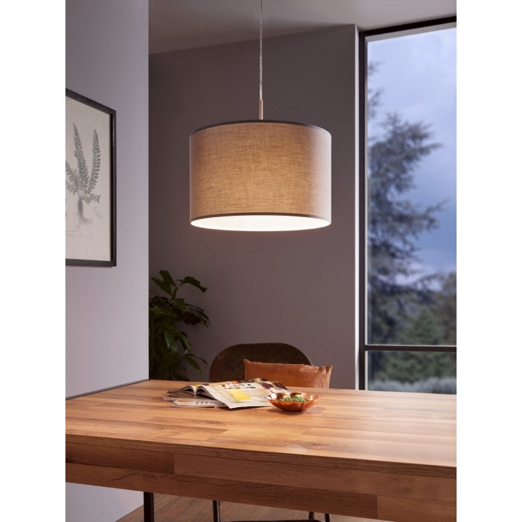 PASTERI Κρεμαστό Φωτιστικό 31573 EGLO γκρι Ø38 cm