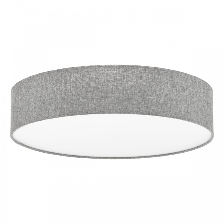 PASTERI Φωτιστικό Οροφής 97613 γκρι λινό ύφασμα Ø57cm