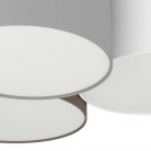 PASTORE Φωτιστικό Οροφής 97479 ανθρακί - καφέ, λευκό, γκρι