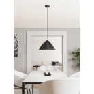 PODERE  Κρεμαστό Φωτιστικό 900835 μαύρο Ø40,5cm