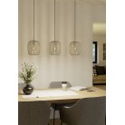 ROMAZZINA Κρεμαστό Φωτιστικό 900497 EGLO τρίφωτο μπεζ