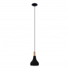 SABINAR Κρεμαστό Φωτιστικό 900161 EGLO μαύρο καφέ Ø18cm