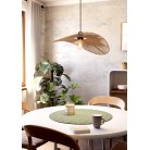 SIRUELA Κρεμαστό Φωτιστικό 31991 EGLO φυσικό σχοινί από χαρτί καφέ Ø40cm