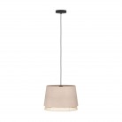 TABLEY  Κρεμαστό Φωτιστικό EGLO  43975  λινό - Μπαμπού natural Ø38cm
