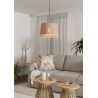 TABLEY  Κρεμαστό Φωτιστικό EGLO  43975  λινό - Μπαμπού natural Ø38cm