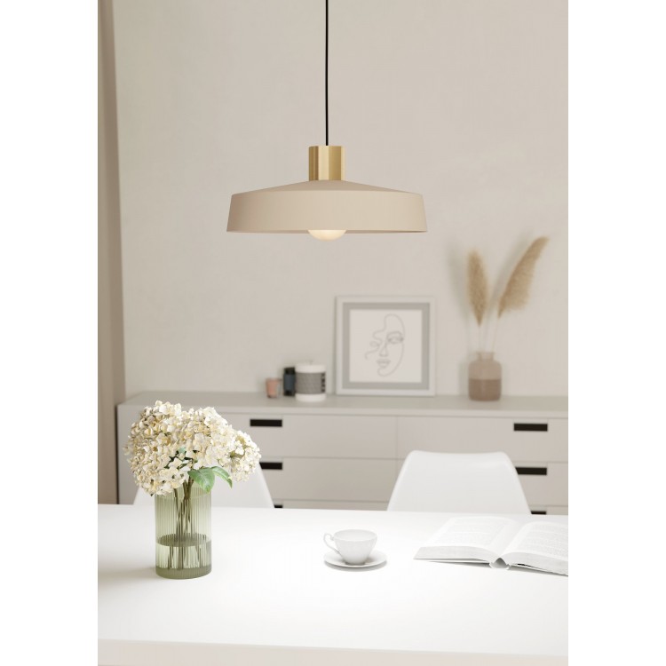 VALDIOLA Κρεμαστό Φωτιστικό 900429 μπεζ Ø36cm