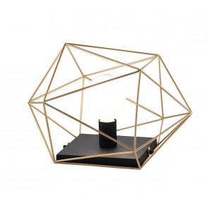 ABRAXAS Επιτραπέζιο φωτιστικό  vintage  FAN EUROPE - μαύρο χρυσό