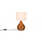 SPROUT Επιτραπέζιο φωτιστικό REALITY LIGHTING  R51291036 - Rattan ø 22cm - άσπρο καπέλο