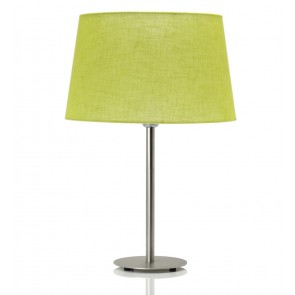 Helios Inox Επιτραπέζιο Φωτιστικό με λαχανί αμπαζούρ