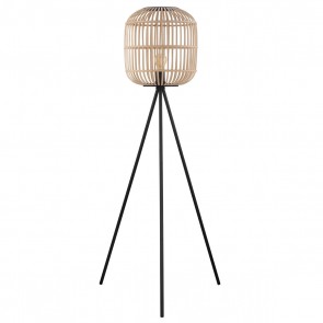 Bordesley Ξύλινο Φωτιστικό Δαπέδου - Μπαμπού