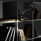 Led εύκαμπτο φωτιστικό γραφείου με μανταλάκι - Μαύρο