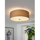 Pasteri Φωτιστικό οροφής EGLO 94919  Ø47cm - taupe - γκρεζ