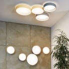 Palomaro Φωτιστικό οροφής led Ø32cm - Εκρού