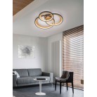 Granada Φωτιστικό Οροφής TRIO LIGHTING 673810332 Μαύρο , χρυσό