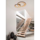 Φωτιστικό Οροφής Trio Lighting Granada Μαύρο, Χρυσό    
