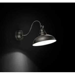 COUNTRY μεταλλική απλίκα τοίχου PERENZ 6040 - μαύρο αντικέ