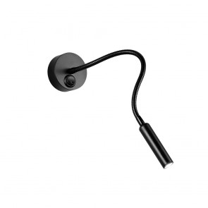 Εύκαμπτη απλίκα τοίχου LED 6114 - Μαύρο