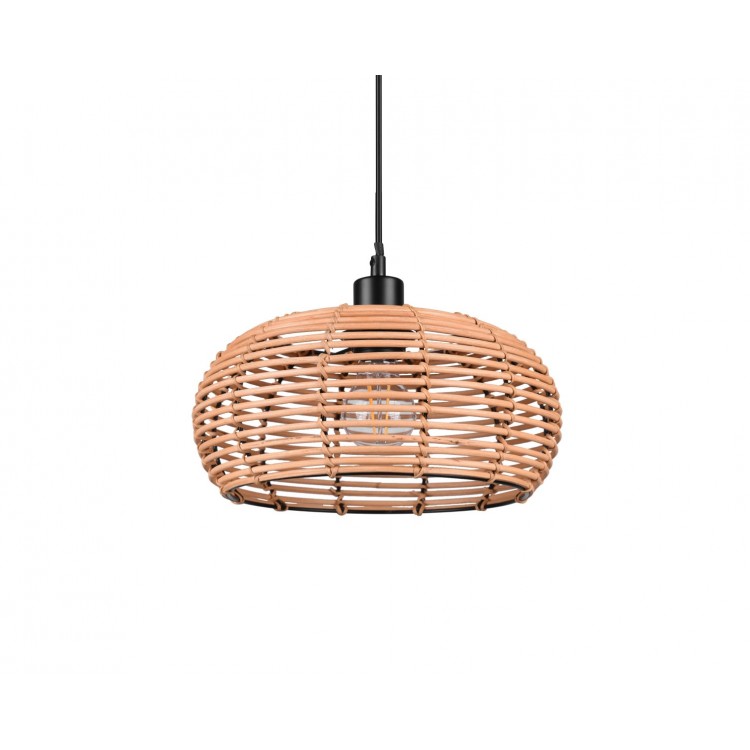 INGA Κρεμαστό φωτιστικό TRIO LIGHTING 312200136 - Rattan ø 29cm