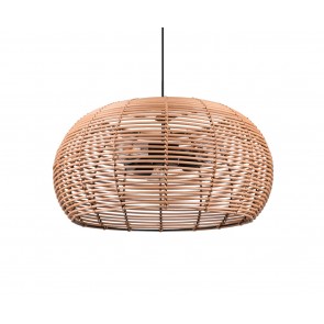 INGA Κρεμαστό φωτιστικό TRIO LIGHTING 312200336 τρίφωτο- Rattan ø 50cm