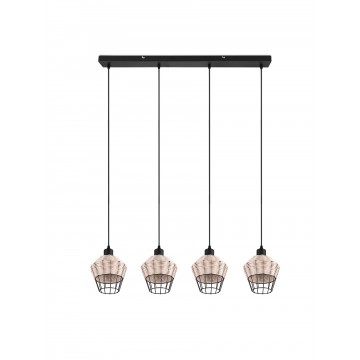 BORKA  Φωτιστικό ράγα REALITY LIGHTING R31264036 - Rattan - φυσικό χρώμα