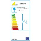 Σποτ Trio Lighting της συλλογής DUOLINE Νίκελ ματ