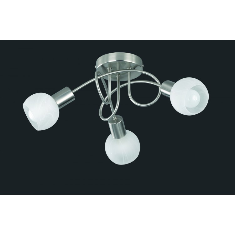 Φωτιστικό Οροφής Reality Lighting της συλλογής ANTIBES Νίκελ ματ