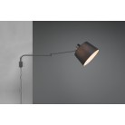 Απλίκες Τοίχου Trio Lighting της συλλογής BALDO Μαύρο ματ