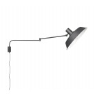 Απλίκες Τοίχου Trio Lighting της συλλογής BOLDER Μαύρο ματ