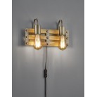 Απλίκες Τοίχου Trio Lighting της συλλογής KHAN Νίκελ αντικέ