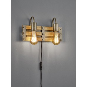 Απλίκες Τοίχου Trio Lighting της συλλογής KHAN Νίκελ αντικέ