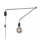 Απλίκες Τοίχου Trio Lighting της συλλογής LINE Μαύρο ματ