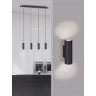 Απλίκες Τοίχου Trio Lighting της συλλογής MARLEY Μαύρο ματ