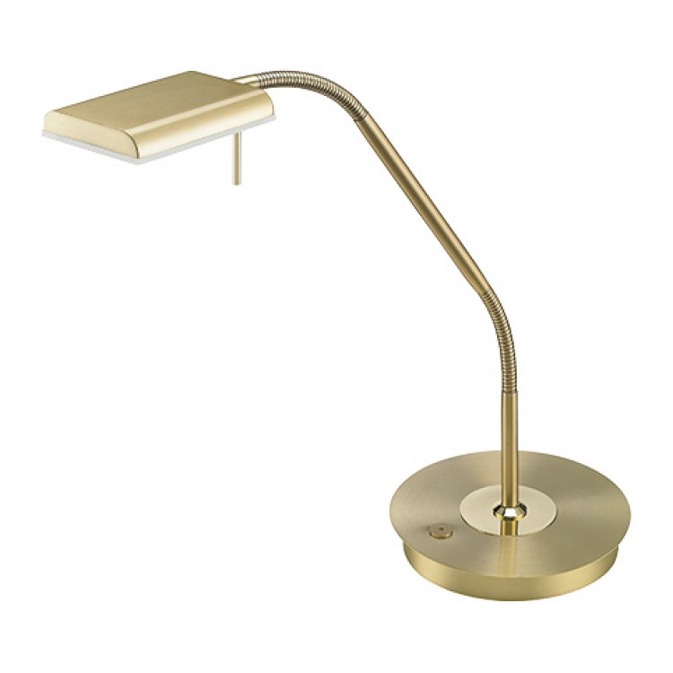 Επιτραπέζια φωτιστικά - Πορτατίφ Trio Lighting της συλλογής BERGAMO Ορείχαλκου ματ