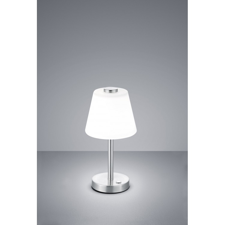 Επιτραπέζια φωτιστικά - Πορτατίφ Trio Lighting της συλλογής EMERALD Νίκελ ματ