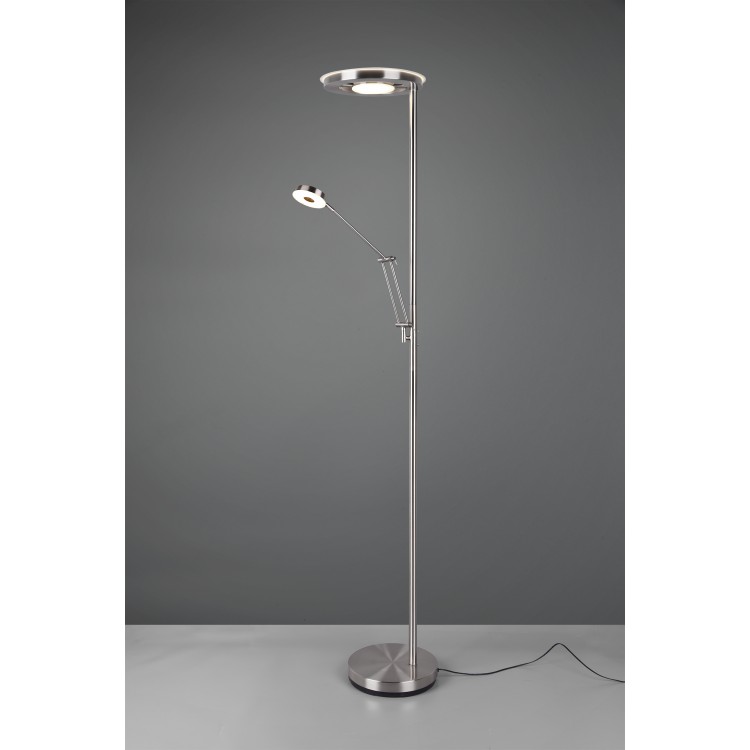 Φωτιστικά δαπέδου Trio Lighting της συλλογής BARRIE Νίκελ ματ