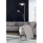 Φωτιστικά δαπέδου Trio Lighting της συλλογής BARRIE Νίκελ ματ