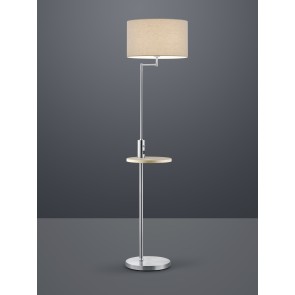 Φωτιστικά δαπέδου Trio Lighting της συλλογής CLAAS Νίκελ ματ