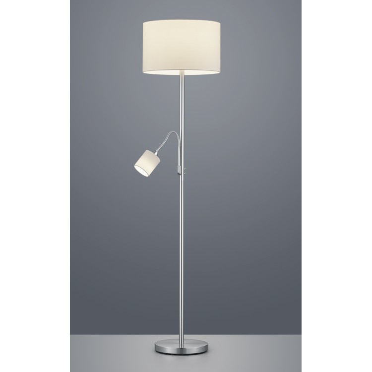 Φωτιστικά δαπέδου Trio Lighting της συλλογής HOTEL Νίκελ ματ