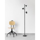 Φωτιστικά δαπέδου Trio Lighting της συλλογής NARCOS Μαύρο ματ