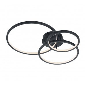 Φωτιστικό Οροφής Trio Lighting της συλλογής AARON Ανθρακί