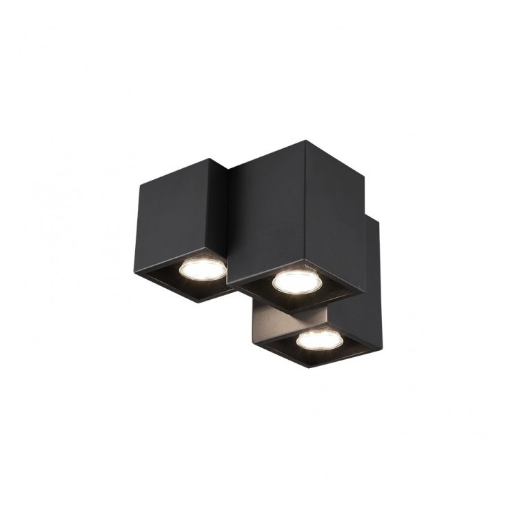 Φωτιστικό Οροφής Trio Lighting της συλλογής FERNANDO Μαύρο ματ