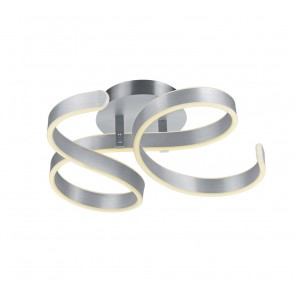 Φωτιστικό Οροφής Trio Lighting της συλλογής FRANCIS βουρτσισμένου Αλουμινίου