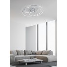 Φωτιστικό Οροφής Trio Lighting της συλλογής GALE Νίκελ ματ