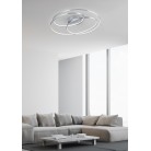 Φωτιστικό Οροφής Trio Lighting της συλλογής GALE Νίκελ ματ