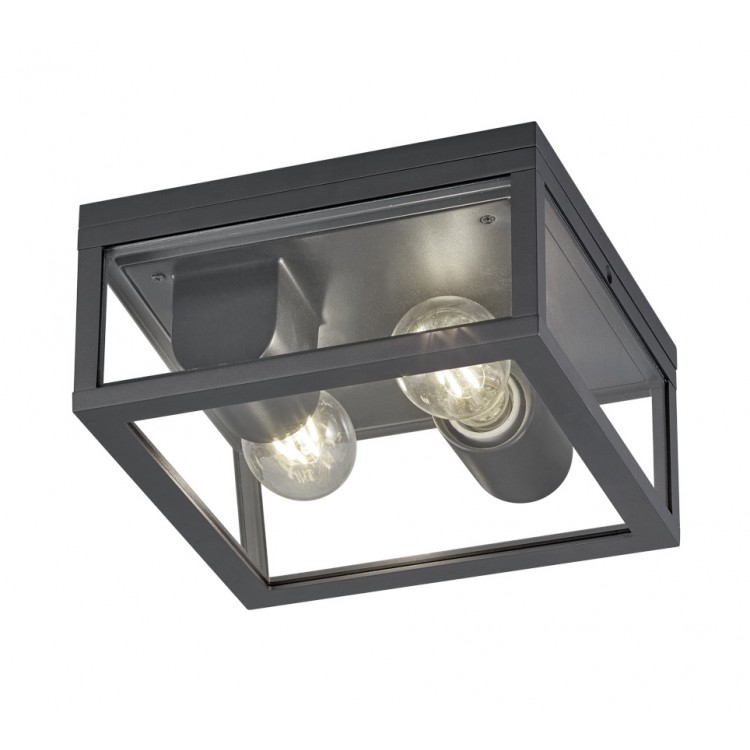 Φωτιστικό Οροφής Trio Lighting της συλλογής GARONNE Ανθρακί