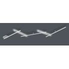 Φωτιστικό Οροφής Trio Lighting της συλλογής INDIRA Νίκελ ματ