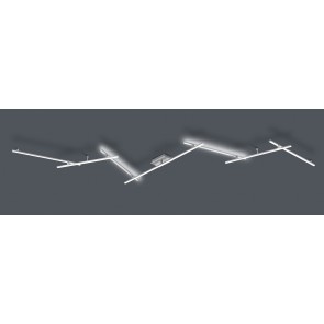 Φωτιστικό Οροφής Trio Lighting της συλλογής INDIRA Νίκελ ματ