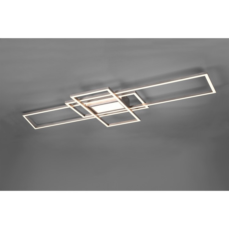Φωτιστικό Οροφής Trio Lighting της συλλογής IRVINE Νίκελ ματ