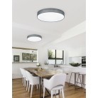 Φωτιστικό Οροφής Trio Lighting της συλλογής LUGANO Νίκελ ματ